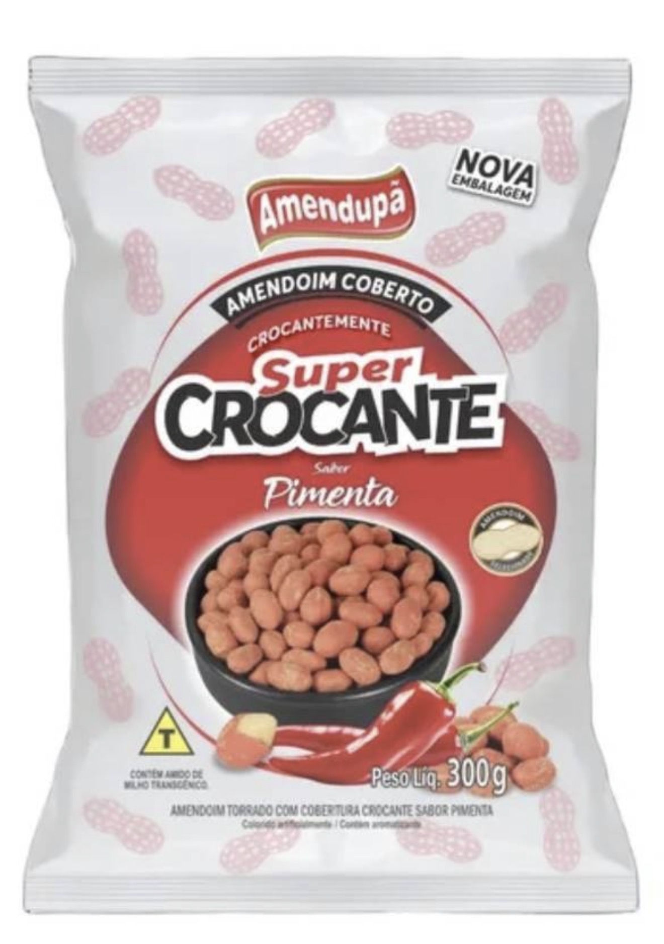 Amendupã Amendoim Super Crocante Pimenta – 60 g