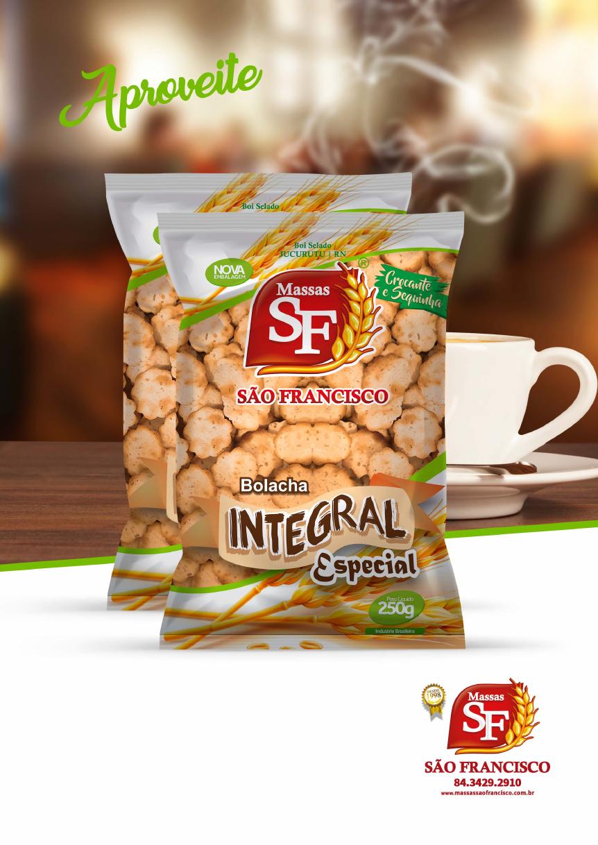 Biscoito São Francisco Integral Especial