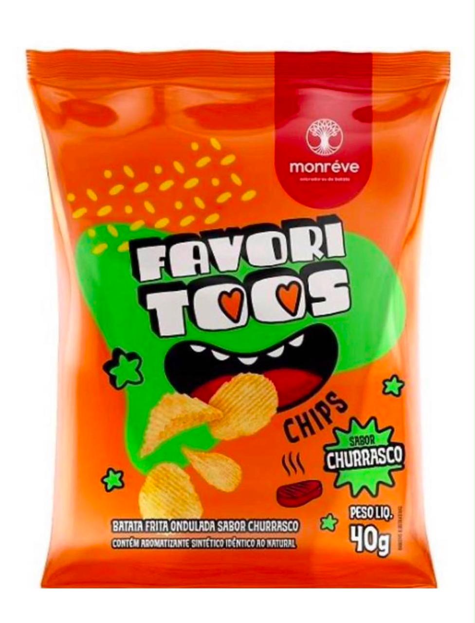 Favoritos Chips sabor Churrasco 40g