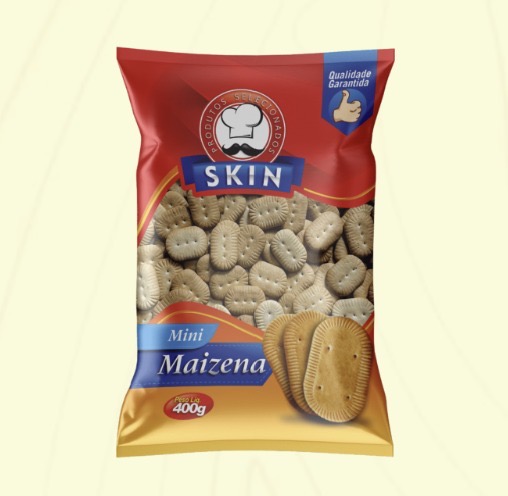 Skin Mini Maizena – 300 g • Caixa com 10 unidades
